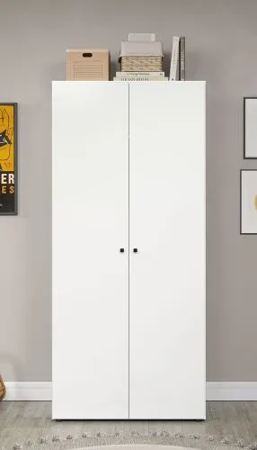 Kleiderschrank Basics | weiß