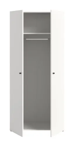 Kleiderschrank Darwin | mit 2 Türen | weiß
