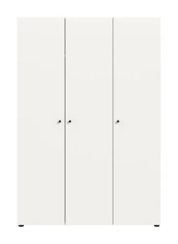 Kleiderschrank Darwin | mit 3 Türen | weiß