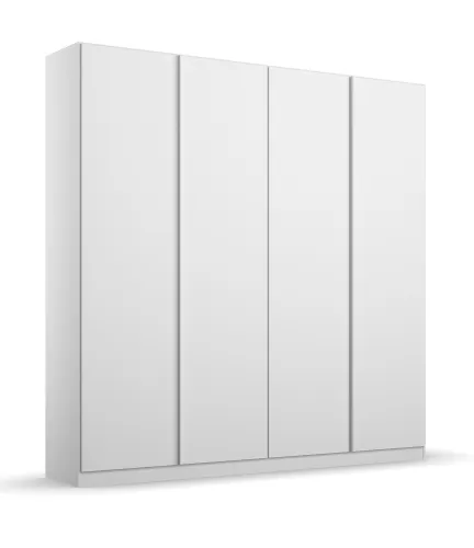 Kleiderschrank Drehtürenschrank Monostar | 4-türig | Alpinweiß 181 x 210 x 54 cm