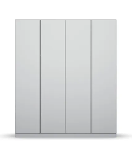 Kleiderschrank Drehtürenschrank Monostar | 4-türig | seidengrau 181 x 210 x 54 cm