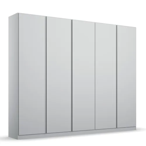 Kleiderschrank Drehtürenschrank Monostar | 5-türig | seidengrau 226 x 210 x 54