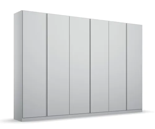 Kleiderschrank Drehtürenschrank Monostar | 6-türig | seidengrau 271 x 210 x 54