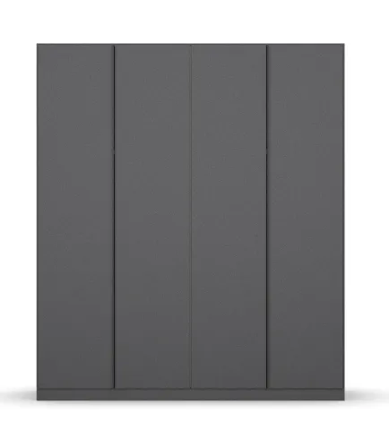 Kleiderschrank Drehtürenschrank Monostar | grau-metallic | verschiedene Größen