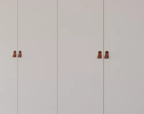 Kleiderschrank Drehtürenschrank Quadra-Spin | 6-türig | alpinweiß | 271x210 | Griff Homey