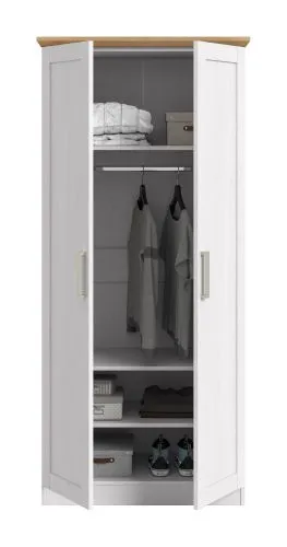 Kleiderschrank Florenz | mit 2 Türen | Sibiu Lärche / Artisan Eiche