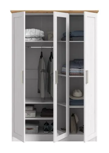 Kleiderschrank Florenz | mit 3 Türen | Sibiu Lärche / Artisan Eiche