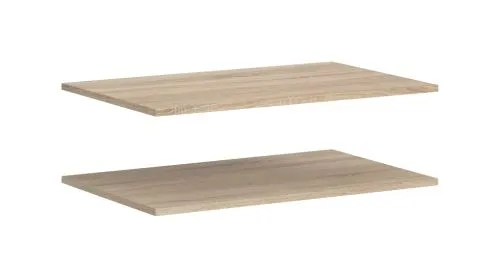 Kleiderschrank Oakland | mit 2 Türen & 2 Einlegeböden | Sonoma Eiche