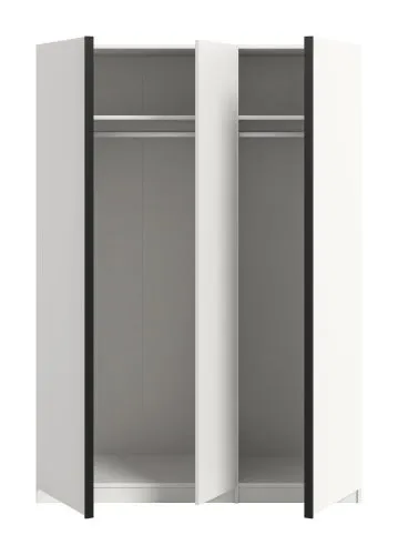 Kleiderschrank Oakland | mit 3 Türen | weiß