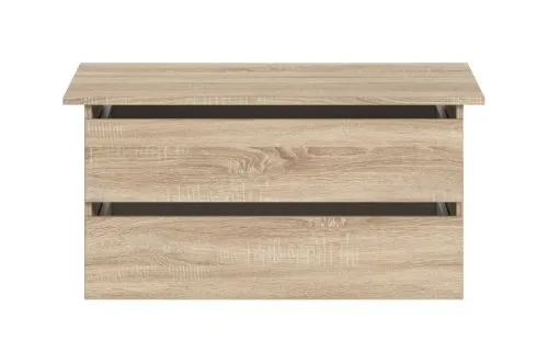 Kleiderschrank Oakland | mit 5 Türen & Schubkästeneinsätzen | Sonoma Eiche