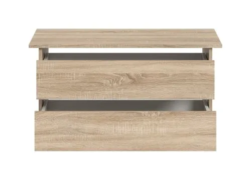 Kleiderschrank Oakland | mit 5 Türen & Schubkästeneinsätzen | Sonoma Eiche