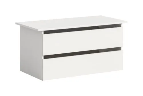 Kleiderschrank Oakland | mit 5 Türen & Schubkästeneinsätzen | weiß