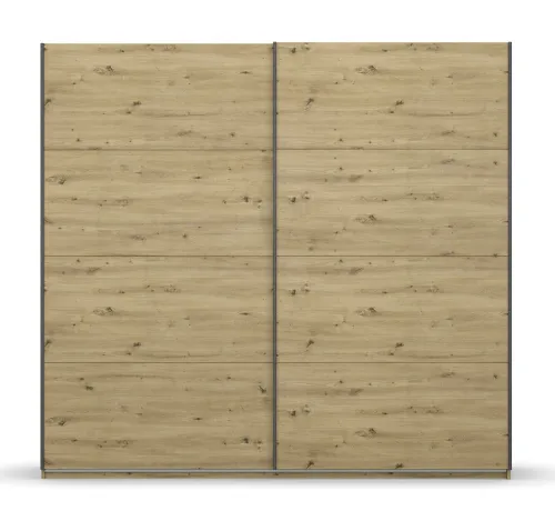 Kleiderschrank Schwebetürenschrank Apollon | 2-türig | Eiche Artisan