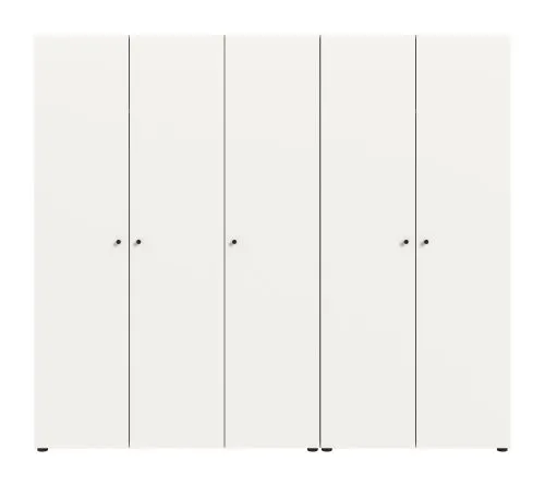 Kleiderschrank set Darwin | 2-teilig | mit 2 & 3 Türen | weiß