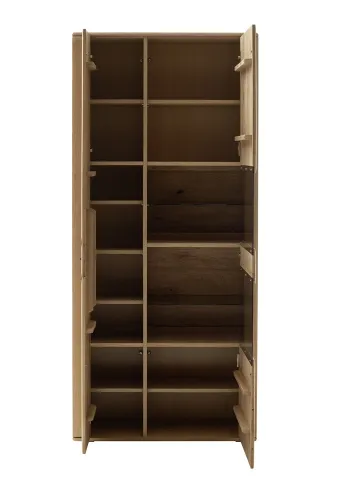 Kombi -Vitrine Alento | Asteiche / Balkeneiche | ohne Beleuchtung