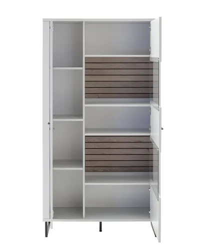 Kombi-Vitrine Louisiana 2 | Modern White