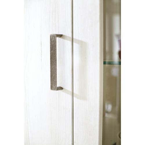 Kombi-Vitrine Madrid | Landhaus | Pinie Aurelio/ Grandson Oak | LED Beleuchtung