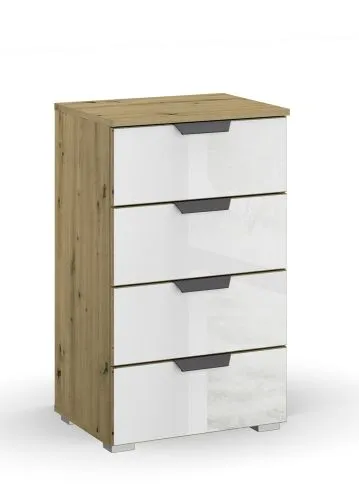 Kommode Artemis | mit Schubkästen | Eiche Artisan / weiß