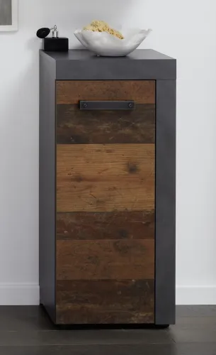 Kommode Cancun Indy | Matera grau / Old Used Wood | Shabby Look