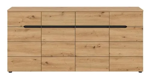 Kommode Canu 1 | Basalt grau / Artisan Eiche