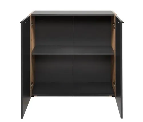 Kommode Cento | anthrazit / Artisan Eiche