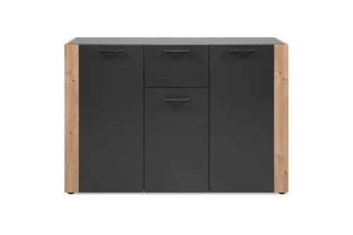 Kommode Cento | mit Schubkasten | anthrazit / Artisan Eiche
