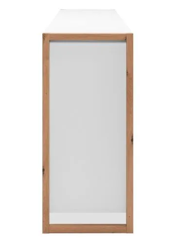 Kommode Denver (L) | mit Schubkästen | weiß / Artisan Eiche