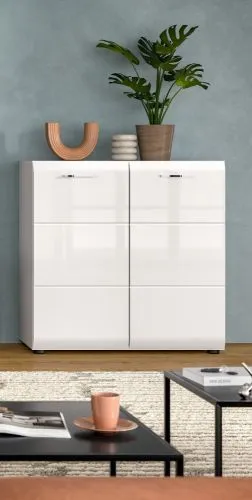 Kommode Ice | mit 2 Türen | weiß