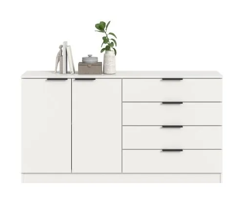 Kommode Kopenhagen 2 | mit 4 Schubkästen | weiß