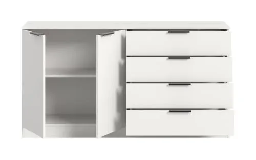 Kommode Kopenhagen 2 | mit 4 Schubkästen | weiß