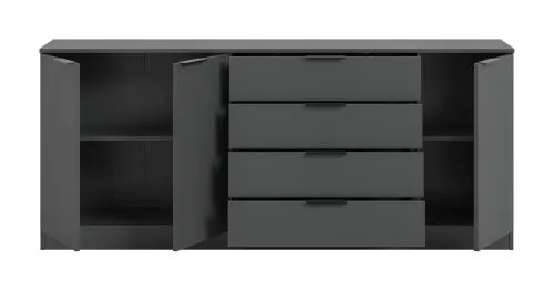 Kommode Kopenhagen 3 | mit 4 Schubkästen | anthrazit
