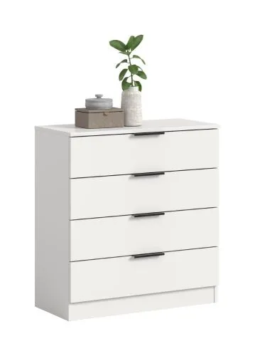 Kommode Kopenhagen | mit 4 Schubkästen | weiß