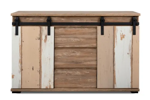 Kommode Marrakesch mit Schubkästen | Valhalla Eiche / Milford Kiefer