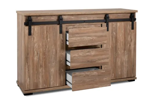 Kommode Marrakesch mit Schubkästen | Valhalla Eiche / Milford Kiefer