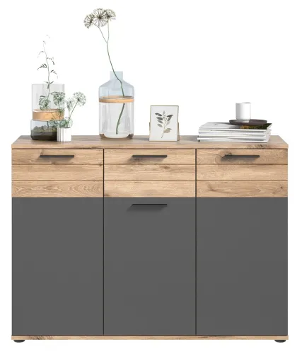 Kommode Mason 1 | Nox Oak / Basalt Grau