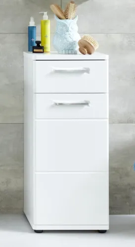 Kommode Monte | weiß Hochglanz