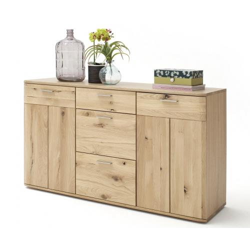 Kommode Nilo 3 | Balkeneiche Bianco