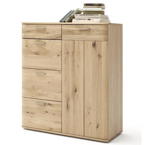 Kommode Nilo 5 | Balkeneiche Bianco