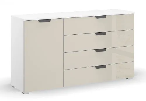 Kommode Sideboard Artemis | alpinweiß / champagner
