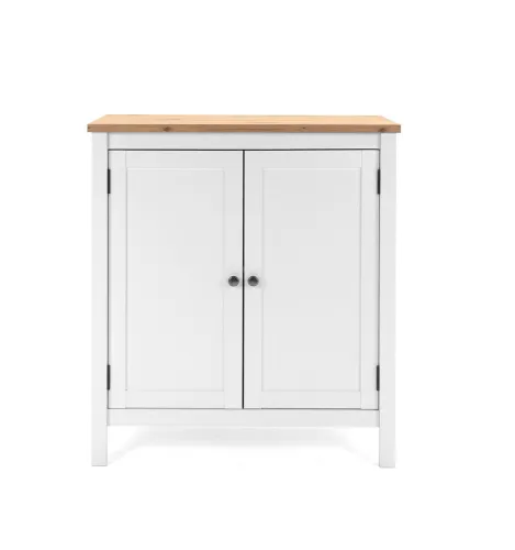 Kommode Sideboard Bergen 1 | Landhausstil | weiß / Eiche Artisan