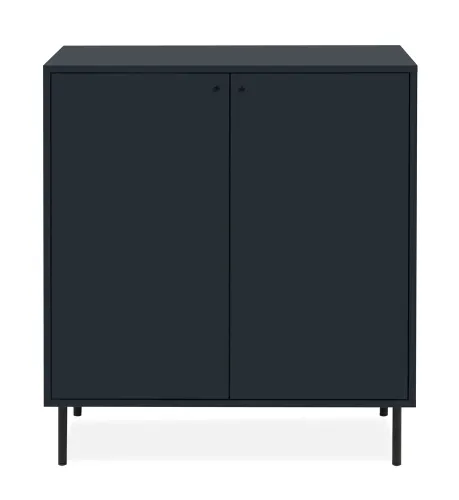 Kommode Sideboard Caracas | Navy blau | 80 cm x 90 cm x 40 cm