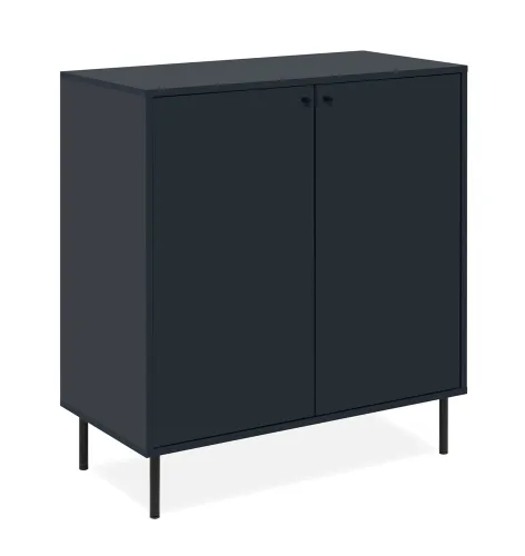Kommode Sideboard Caracas | Navy blau | 80 cm x 90 cm x 40 cm