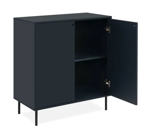 Kommode Sideboard Caracas | Navy blau | 80 cm x 90 cm x 40 cm