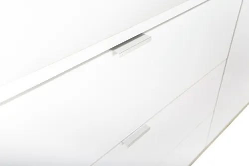 Kommode Sideboard Oslo 2 | Skandinavisch | weiß / Sonoma Eiche