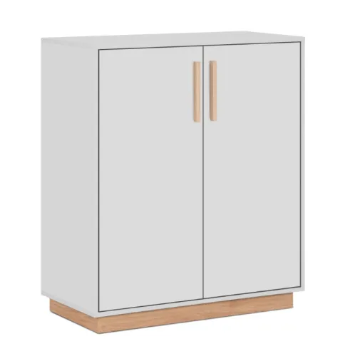 Kommode Split | steingrau / Jackson Hickory