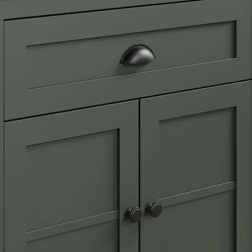 Kommode Stanton | Tannengrün / Eiche