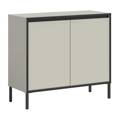 Kommode Tron | Kaschmir / schwarz