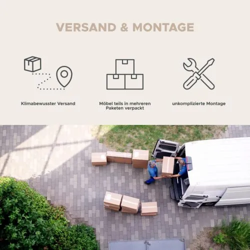 Kommode Unterschrank Linus | schwarz Hochglanz