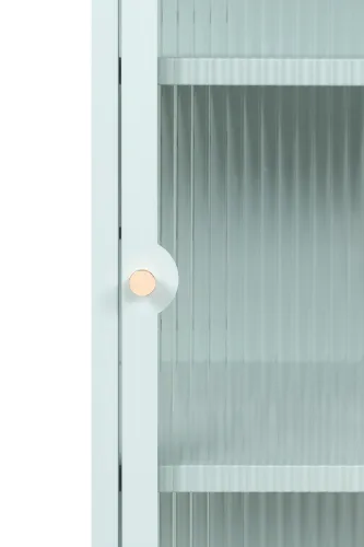 Kommode Vitrine Milton | Mintgrün | 40 cm x 101,5 cm x 40 cm