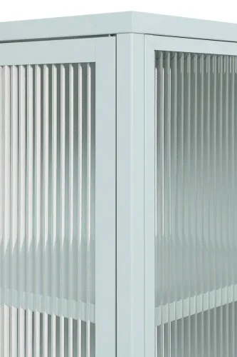 Kommode Vitrine Milton | Mintgrün | 40 cm x 101,5 cm x 40 cm